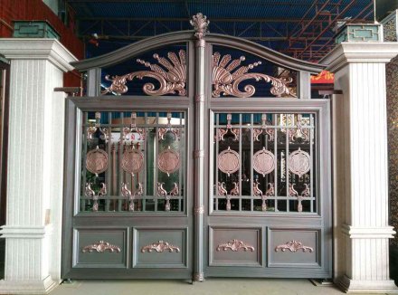 咸陽小院鋁藝大門訂做-安誠護欄廠家