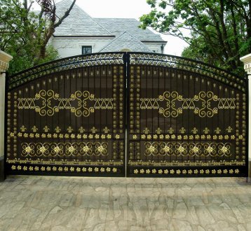  鹽城簡約鋁藝大門配件-百度推薦