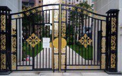  銅川法式鋁藝大門圖片-百度推薦